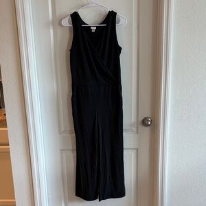 a new day Black V-Neck Sleeveless jumpsuit size XS